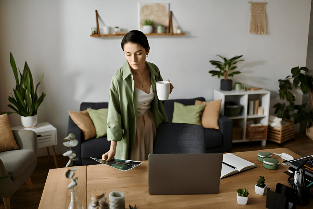 Freelancer building a professional resume with CoverQuick AI